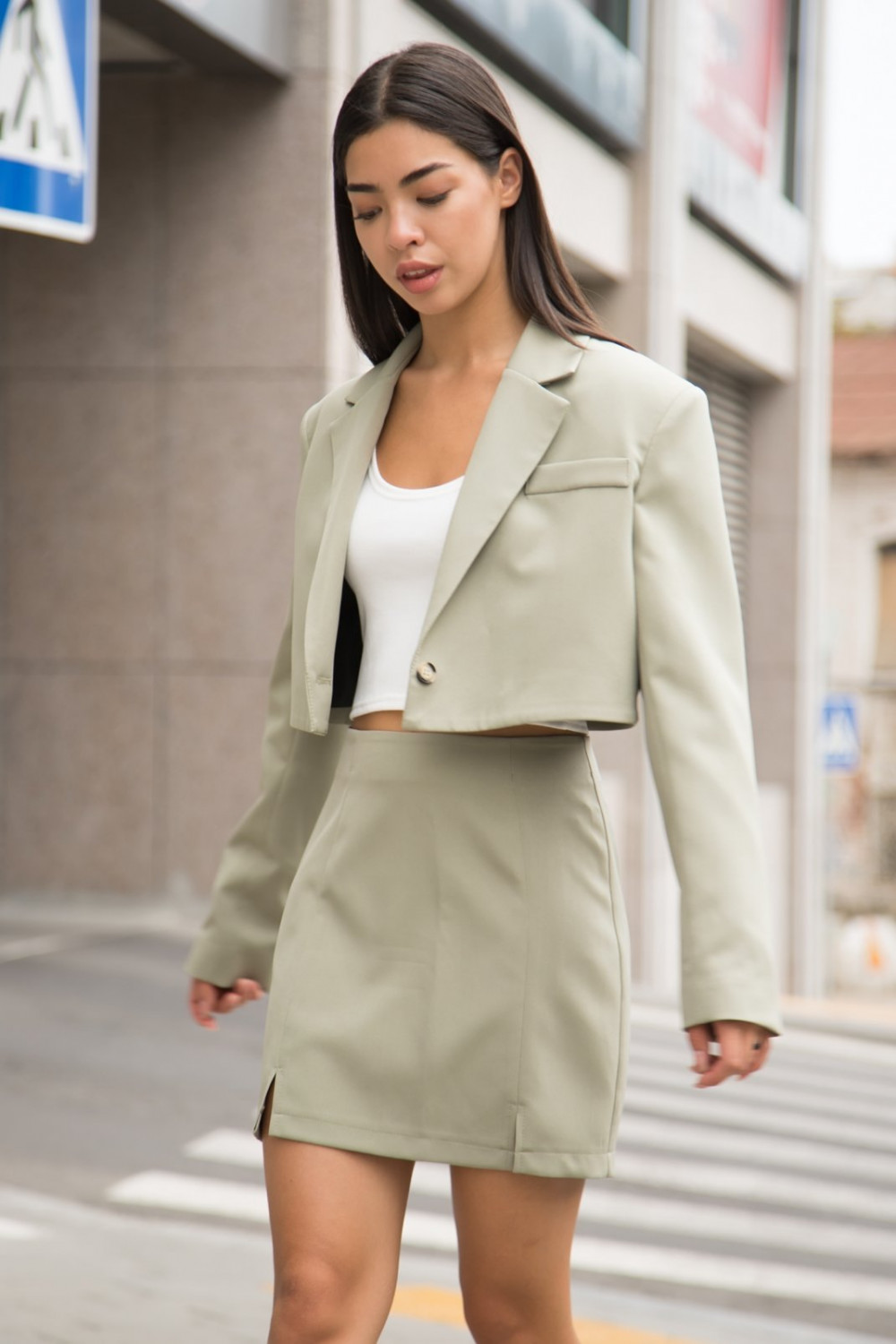 Torero suit with a skirt