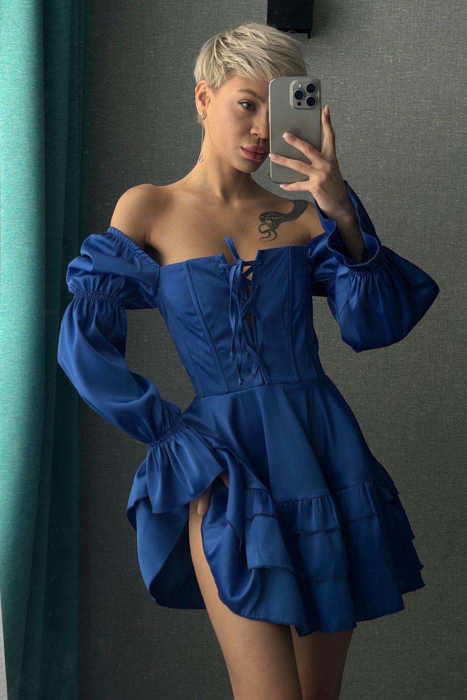 Сукня Cancan атлас