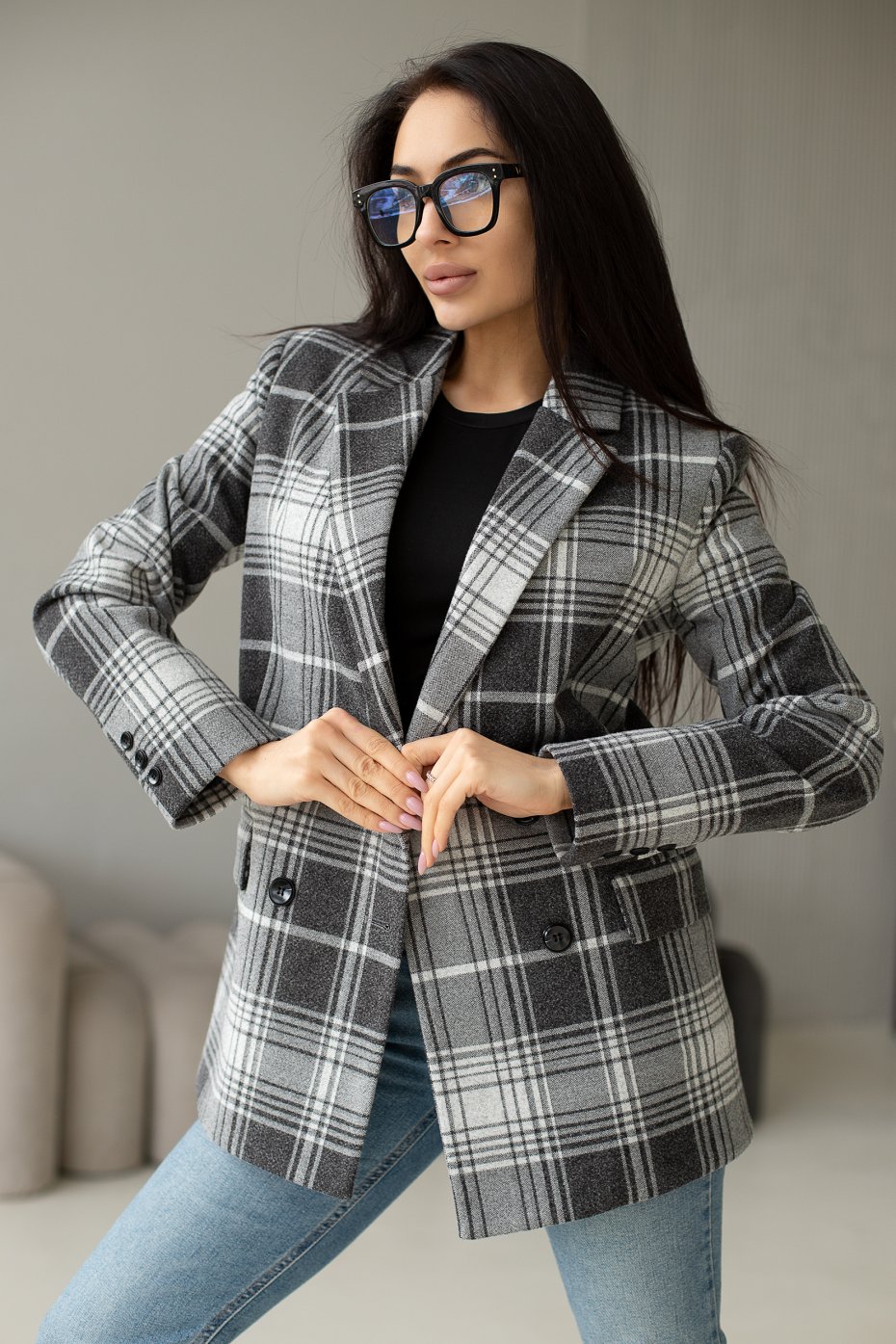 Jacket Favorit check