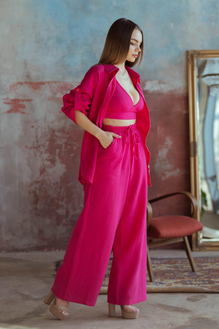 Three-piece suit with trousers Robusta
