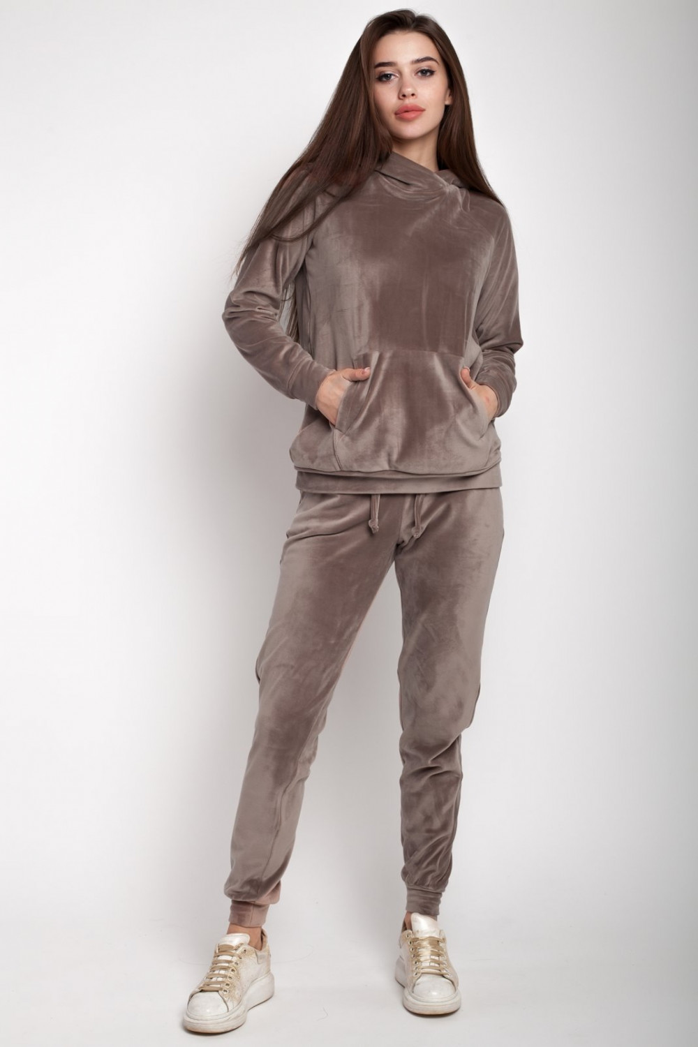 Костюм Velur капюшон