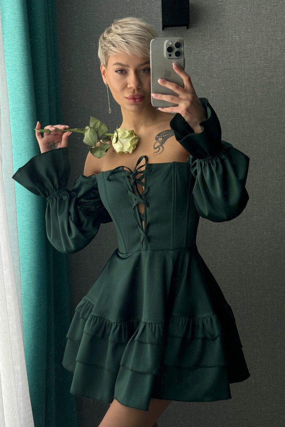 Сукня Cancan атлас