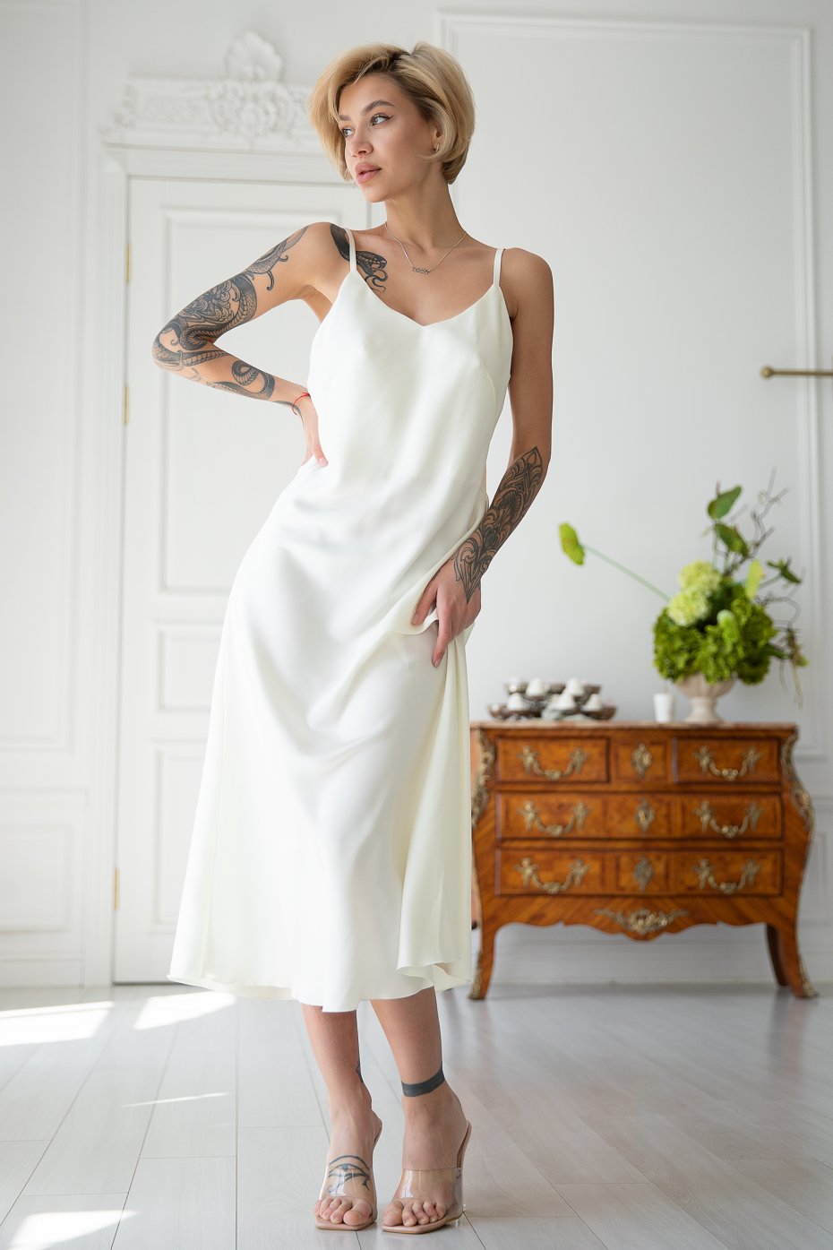 Carla slip dress