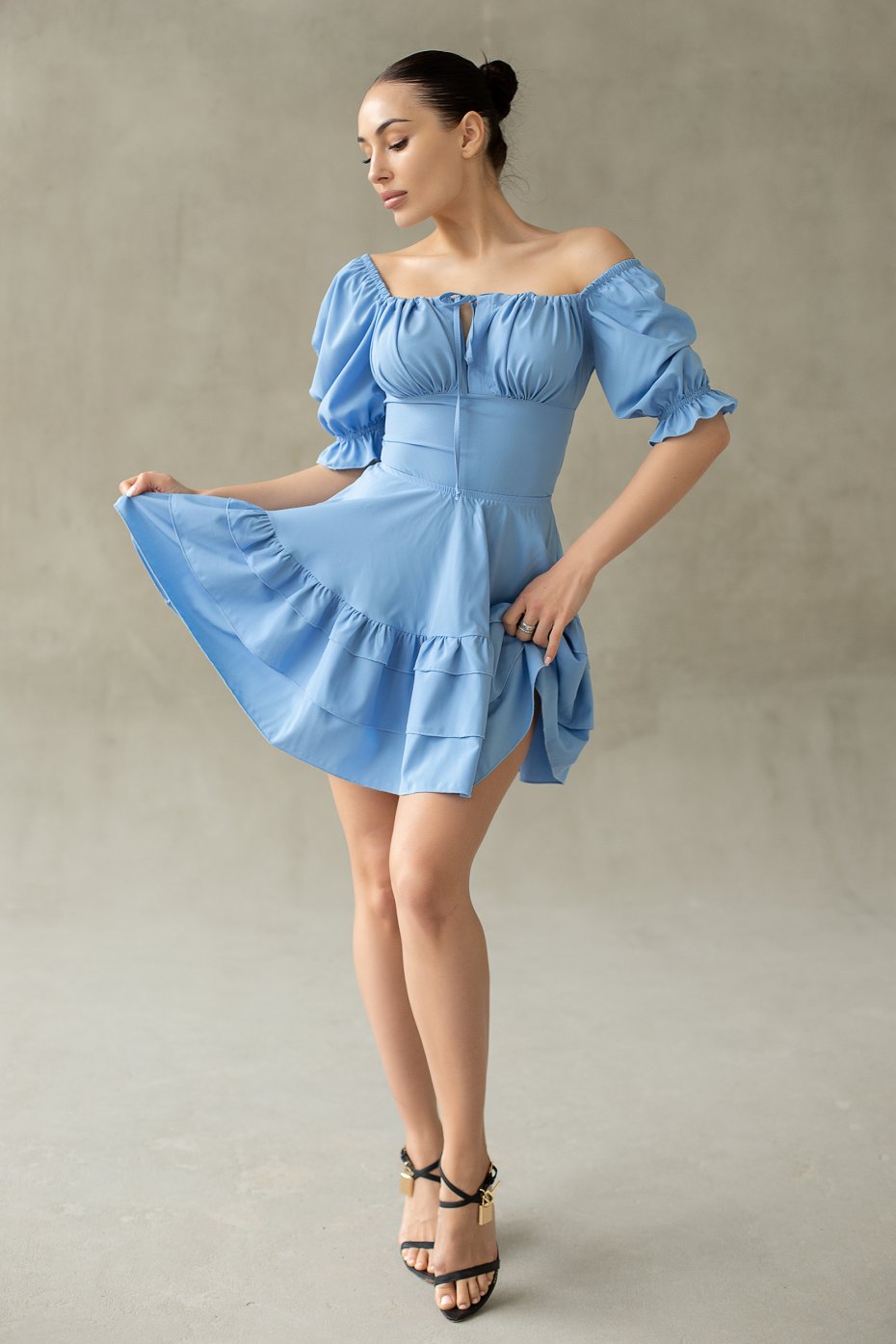 Платье Leona_2 однотон