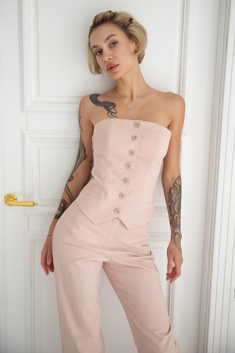 картинка женские Костюм Margo лён брючные костюмы,   от производителя  TALES